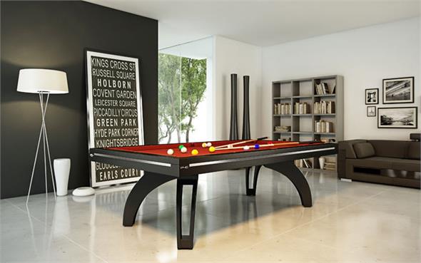 Etrusco P40 Black Gloss Luxury Pool Tables